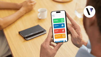 app de VIPER en teléfono móvil
